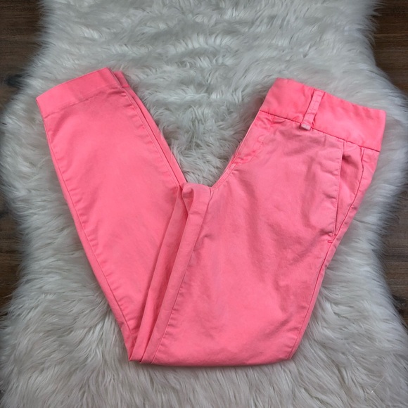 J. Crew Andie Chino Pants in Pink Y832 - Picture 3 of 8